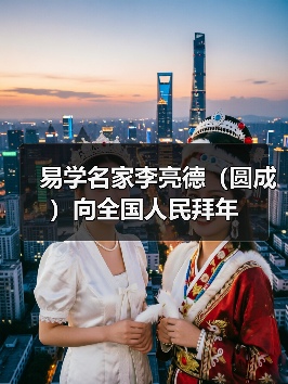 易学名家李亮德（圆成）向全国人民拜年（图2）