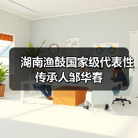 湖南渔鼓国家级代表性传承人邹华春（图4）