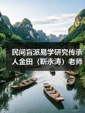 民间盲派易学研究传承人金田(靳永涛)老师(图4) 民间盲派易学研究传承人金田(靳永涛)老师(图4)