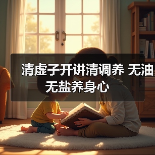 清虚子开讲清调养 无油无盐养身心