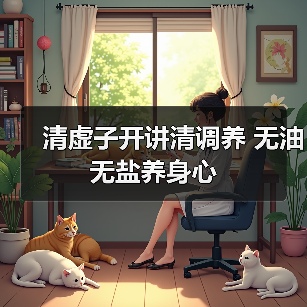 清虚子开讲清调养 无油无盐养身心(图2) 清虚子开讲清调养 无油无盐养身心(图2)