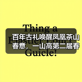 百年古礼唤醒凤凰茶山春意,一山高第二届春茶文化节盛大启幕(图3) 百年古礼唤醒凤凰茶山春意,一山高第二届春茶文化节盛大启幕(图3)