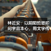 林近安:以阴阳哲思叩问宇宙本心,用文字传递生命规律(图2) 林近安:以阴阳哲思叩问宇宙本心,用文字传递生命规律(图2)