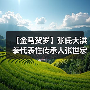 【金马贺岁】张氏大洪拳代表性传承人张世宏向全国人民拜年(图2) 【金马贺岁】张氏大洪拳代表性传承人张世宏向全国人民拜年(图2)