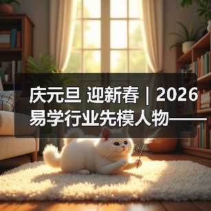 庆元旦 迎新春 | 2026易学行业先模人物——梁庆顺