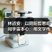 林近安:以阴阳哲思叩问宇宙本心,用文字传递生命规律(图1) 林近安:以阴阳哲思叩问宇宙本心,用文字传递生命规律(图1)
