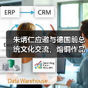 朱炳仁应邀与德国前总统文化交流,熔铜作品《情深和鸣》被收藏(图3) 朱炳仁应邀与德国前总统文化交流,熔铜作品《情深和鸣》被收藏(图3)