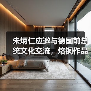 朱炳仁应邀与德国前总统文化交流,熔铜作品《情深和鸣》被收藏(图1) 朱炳仁应邀与德国前总统文化交流,熔铜作品《情深和鸣》被收藏(图1)