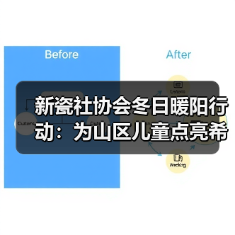 新瓷社协会冬日暖阳行动：为山区儿童点亮希望。向贫困山区助学，向贫困家庭（图2）