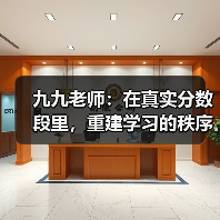 九九老师：在真实分数段里，重建学习的秩序与希望