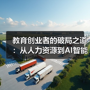 教育创业者的破局之道：从人力资源到AI智能教育如何实现质变？