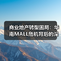 商业地产转型困局:华南MALL危机背后的深层启示(图4) 商业地产转型困局:华南MALL危机背后的深层启示(图4)