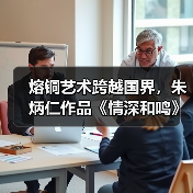 熔铜艺术跨越国界，朱炳仁作品《情深和鸣》被德国前总统收藏（图3）