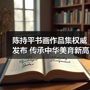 陈持平书画作品集权威发布 传承中华美育新高度