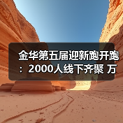 金华第五届迎新跑开跑：2000人线下齐聚 万人云端同启新程