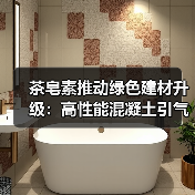 茶皂素推动绿色建材升级:高性能混凝土引气剂新突破(图3) 茶皂素推动绿色建材升级:高性能混凝土引气剂新突破(图3)