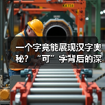 一个字竟能展现汉字奥秘？“可”字背后的深远寓意