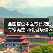 全国首位中医专长减肥专家诞生 两会健康倡议迎来新实践