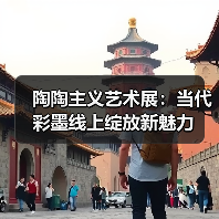 陶陶主义艺术展:当代彩墨线上绽放新魅力(图2) 陶陶主义艺术展:当代彩墨线上绽放新魅力(图2)