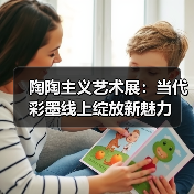 陶陶主义艺术展：当代彩墨线上绽放新魅力