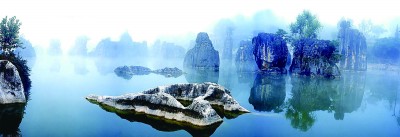 云南石林世界地质公园：自然与人文景观交相辉映