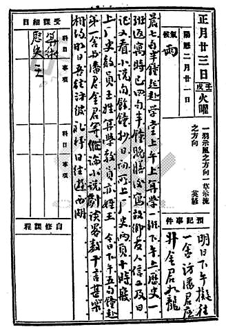 近代日记本与生活新知