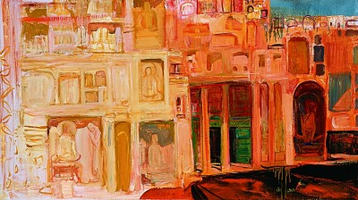 从岩壁之姿到画布之韵——浅析石窟艺术主题油画创作