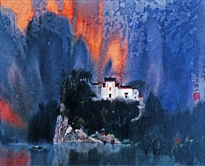 水色映乡愁——黄铁山的水彩探索之路