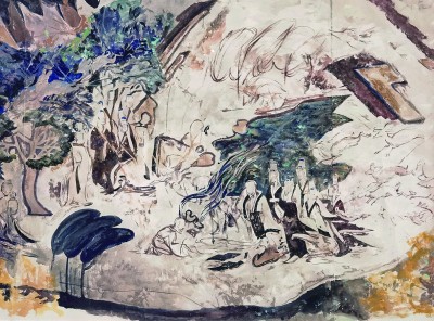 凝壁上神采 续千年文脉——从麦积山壁画《睒子本生》临摹作品谈起