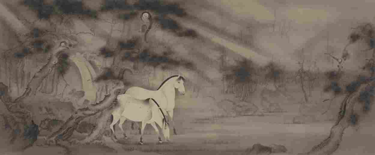 传统笔墨绘就生命哲思——籍洪达中国画作品展在山东威海启幕