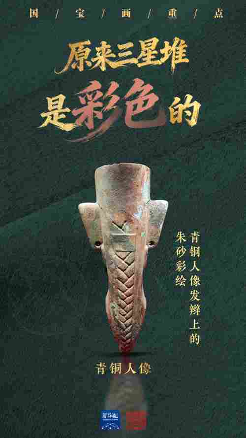国宝画重点｜原来三星堆是彩色的