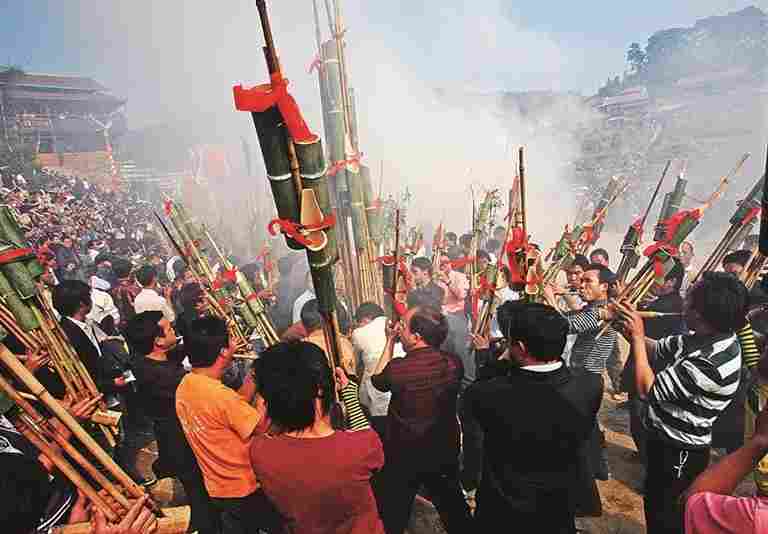 融水坡会祈丰年