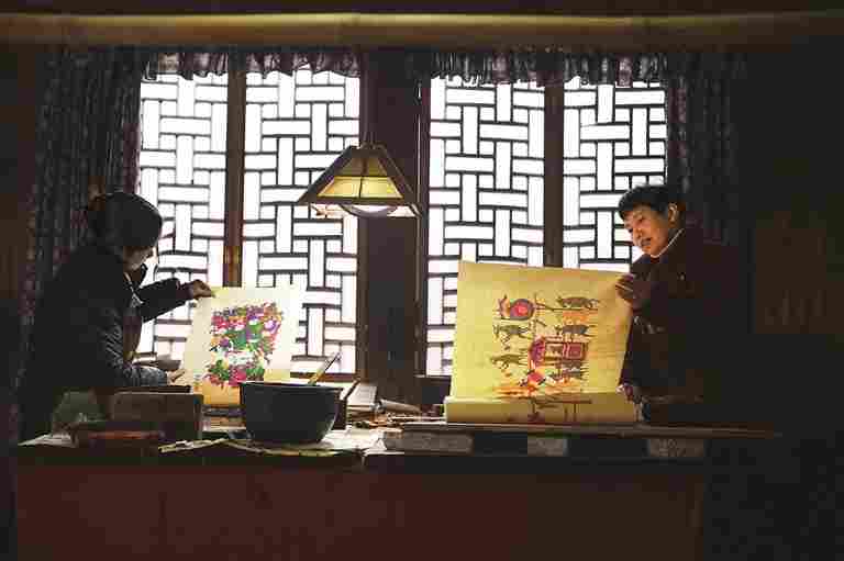 隆回年画迎新春