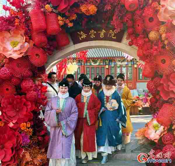 海棠迎春、花树祈福，圆明花事知多少